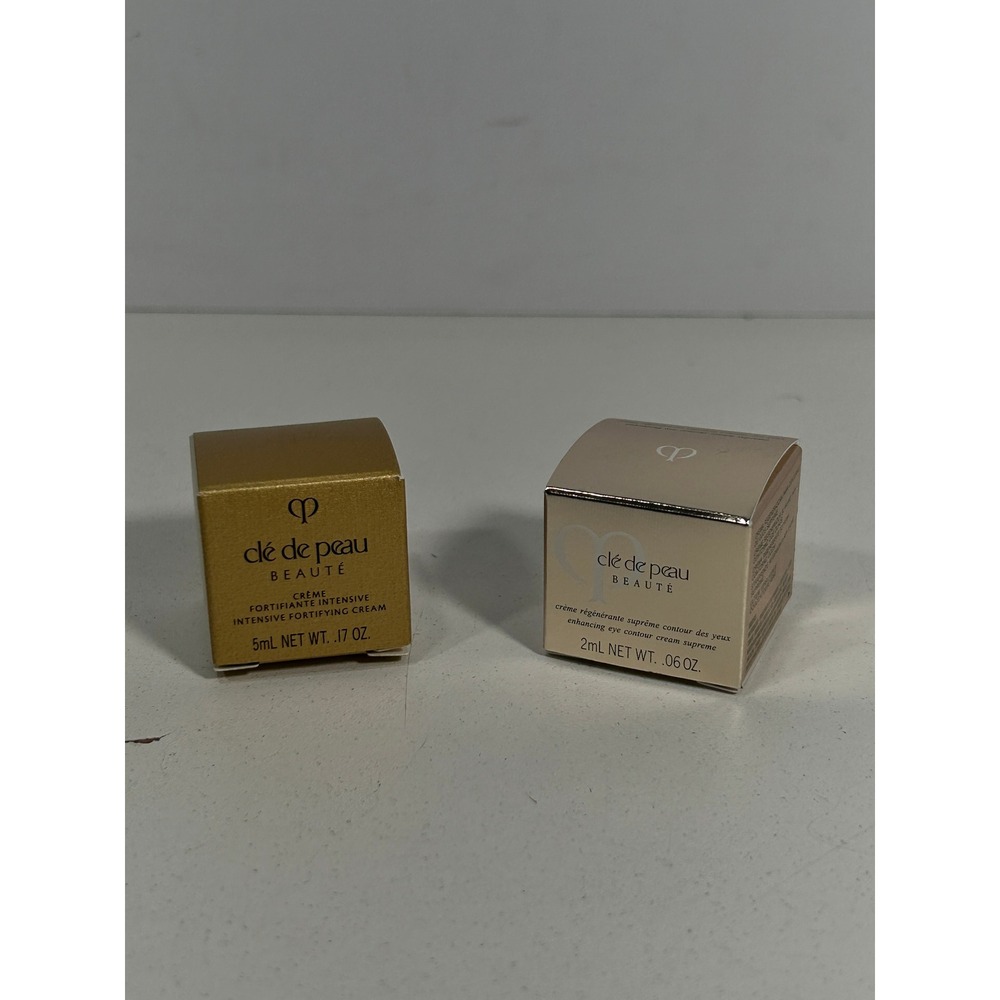 Cle de Peau Beaute Intensive Fortifying Cream 5ml & Eye Contour Cream 2ml Set